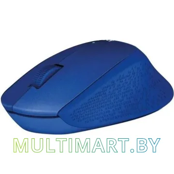 Мышь Logitech M331 Silent Plus (синий) картинка 3